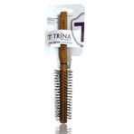 Trina 0052 Ahşap Sap Yuvarlak Erkek Saç Fırçası