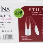 Trina Soft Jel Takma Tırnak -Stilletto (Yarı Mat) 550' Li - 19