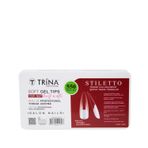 Trina TRNNAIL0019 Yarı Mat Soft Jel Stiletto 550 Adet Takma Tırnak