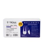 Trina TRNNAIL0021 Yarı Mat Soft Jel Ballerina 550 Adet Takma Tırnak