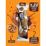 Trio Move Çikolata Kaplamalı 38 Gram Protein Bar - Kurabiyeli ve Sütlü Çikolatalı, %28 Protein, 38 G x 9 Adet