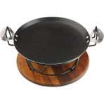 Trio Steak Board Metal Sac Kavurma Seti