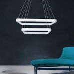 Triolux TRA30013 Eco 60*60 cm LED Avize Sarkıt Ovalköşe Vısgraat - Işık Rengi 3000K Sıcak Beyaz