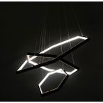 Triolux TRA30034 Eco Ø70 cm LED Avize Sarkıt Üç6gen - Işık Rengi 4000K Doğal Beyaz