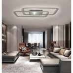 Triolux TRA30039B Eco 110*40 cm LED Avize Plafonyer Iki4gen - Işık Rengi 6500K Soğuk Beyaz - Antrasit