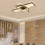 Triolux TRA30040 Eco 87*60 cm LED Avize Plafonyer Ovalköşe Üç4gen - Işık Rengi 4000K Doğal Beyaz - Antrasit