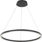 Triolux TRA30041B Eco 60 cm LED Avize Sarkıt Cırkel - Işık Rengi 3000K Sıcak Beyaz - Siyah