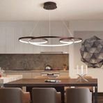 Triolux TRA30062 Eco 110*65 cm LED Avize Sarkıt Girift - Işık Rengi 4000K Doğal Beyaz - Siyah