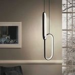 Triolux TRA30074B Eco 2x(50*15 Cm) LED Avize Sarkıt Küpe2 - Işık Rengi 3000K Sıcak Beyaz - Antrasit