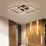 Triolux TRA30302P Eco 70*70 cm LED Avize Plafonyer Joınset - Işık Rengi 6500K Soğuk Beyaz - Siyah