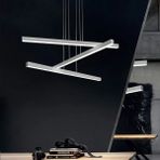 Triolux TRA30303 Eco 3*100 cm LED Avize Sarkıt 3hengel - Işık Rengi 3000K Sıcak Beyaz - Antrasit