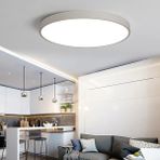 Triolux TRA3033-30-40 Eco Ø40 cm LED Avize Plafonyer 10DRUM - Işık Rengi 3000K Sıcak Beyaz - Siyah