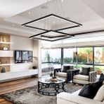 Triolux TRA32008 Eco 60*60 cm LED Avize Sarkıt 2kare - Işık Rengi 3000K Sıcak Beyaz