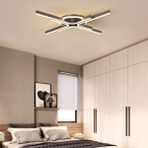 Triolux TRA32025A Eco Ø100 cm LED Avize Plafonyer Plus - Işık Rengi 6500K Soğuk Beyaz - Antrasit