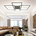 Triolux TRA32026 Eco 150*110CM LED Avize Plafonyer Dörtkare - Işık Rengi 6500K Soğuk Beyaz - Antrasit