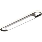 Triolux TRA34203 Eco 120*18 cm LED Avize Plafonyer Long Drumbelt - Işık Rengi 3000K Sıcak Beyaz - Siyah