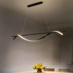 Triolux TRA36001 Eco 120 cm LED Avize Sarkıt Joy - Işık Rengi 3000K Sıcak Beyaz - Siyah