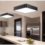 Triolux TRA54056 Eco 60 x 60 cm LED Avize Plafonyer ON4GEN - Işık Rengi 4000K Doğal Beyaz - Antrasit