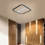 Triolux TRA54100D Eco 40*40 cm LED Avize Plafonyer Basıs - Işık Rengi 6500K Soğuk Beyaz - Antrasit