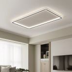 Triolux TRA54103 Eco 90*60 cm LED Avize Plafonyer Basıs - Işık Rengi 3000K Sıcak Beyaz - Antrasit