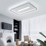 Triolux TRA54103L Eco 90*60 cm LED Avize Plafonyer Basıs - Işık Rengi 3000K Sıcak Beyaz - Antrasit