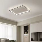 Triolux TRA54113 Eco 60*40 cm LED Avize Plafonyer Basıs - Işık Rengi 6500K Soğuk Beyaz - Siyah