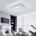 Triolux TRA54113L Eco 60*40 cm LED Avize Plafonyer Basıs - Işık Rengi 4000K Doğal Beyaz - Siyah