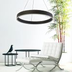 Triolux TRA61701B Eco Ø100 cm LED Avize Sarkıt Sıebzıg - Işık Rengi 6500K Soğuk Beyaz - Antrasit
