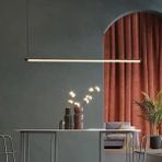 Triolux TRA80016 Eco 120 cm LED Avize Sarkıt Rod - Işık Rengi 6500K Soğuk Beyaz - Siyah