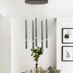 Triolux TRA83051Y Eco 5*ø25 mm LED Avize Sarkıt Tray Tubo2 - Işık Rengi 3000K Sıcak Beyaz - Siyah