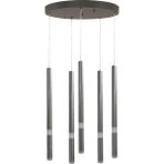 Triolux TRA83051Y Eco 5*ø25 mm LED Avize Sarkıt Tray Tubo2 - Işık Rengi 6500K Soğuk Beyaz - Antrasit