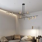 Triolux TRM84007 120 cm LED Avize Sarkıt Lux GU10 - Işık Rengi 4000K Doğal Beyaz - Siyah