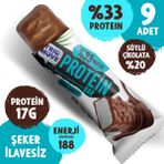 TrioMove Çikolata Kaplamalı Protein Bar - Hindistan Cevizli ve Sütlü Çikolatalı, %33 Protein, 50 G x 9 Adet - 1 Adet