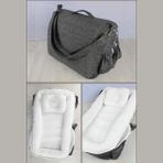 Trioport Çantalı Taşınabilir Reflüü Yatağı, Babynest, Anne Çantası - 50 x 90 cm