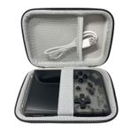 TRIPHKAR Taşınabilir Sert EVA Çanta Kılıfı Case için Anbernic RG35XX / RG35XX Plus Oyun Konsolu, Harici Harddisk Kılıfı 2.5 inç, Kablo ve Aksesuarlar (Sadece Kılıf)