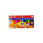 Trıpod 12 Renk Pastel Boya P-8021 Tek Ebat Karışık