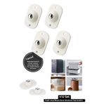 TRİPULAM Bilyeli Eşya Kaydırma 4’lü Set – Airfryer, Kahve Makinesi, Mini Fırın, Küçük Ev Aletleri için Uyumlu