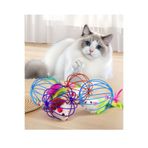 TRİPULAM Interaktif Kafesli Peluş Fare – Kedi Oyuncağı (1 Adet)