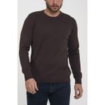 Trist Star Erkek Kahve %100 Pamuk Bisiklet Yaka Triko Kazak TRIST-1101 - 2XL