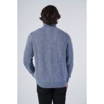 Trist Star Erkek Yürütme Saç Örgülü Balıkçı Yaka Triko Yün Kazak TRIST-5313 - Havacı - 2XL