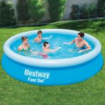 Tritech Güçlendirilmiş Gövdeli Şişme Çember Havuz Yer Kaplamayan Pratik Büyük Boy Yazlık 3.66 m x 76 cm