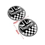 Triumph 3D Damla Sticker 2 Adet
