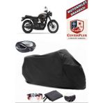 Triumph Bonneville T100 Branda Siyah Arka Çanta Uyumlu(Topcase) Motosiket Brandası Motor Örtüsü Çadır Su Geçirmez Motosiklet Kılıfı Motor Brandası,lastikli,taşıma Torbalı