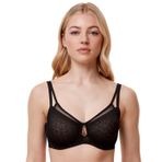 Triumph İmza Şeffaf Küçültücü Sütyen, Siyah, 80D