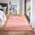 Trivago Halı Yıkanabilir Yumuşak Peluş Post Çocuk Odası Oturma Odası Salon Mutfak Halısı - 80 x 550 cm - Pembe