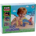 Trivogue KM5869 Kumtoys Ilk Uçağim Ahşap Boyama Seti