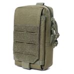 Triwonder Molle küçük kesesi, cep telefonu çantası, taktik çanta, kemer, çok fonksiyonlu EDC kese (yeşil)