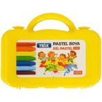 Trix 12 Renk Çantalı Pastel Boya Yüksek Pigment İçerikli Amatör ve Profesyonel Kullanım İçin
