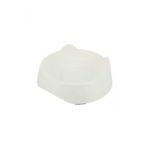 Trixie 0.25 lt 17 cm Beyaz Kedi Kafası Şeklinde Melamin Kedi Mama ve Su Kabı
