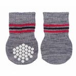 Trixie 2 Adet Kaymaz L-XL 2 Adet Gri Köpek Çorabı